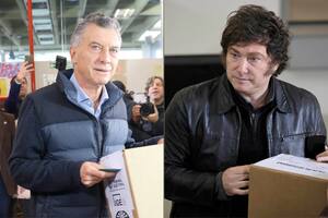 Mauricio Macri y Javier Milei en las elecciones legislativas