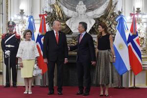 Mauricio Macri y Juliana Awada reciben hoy a los reyes de Noruega