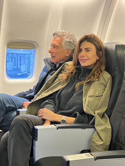 Mauricio Macri y Juliana Awada rumbo a Bariloche