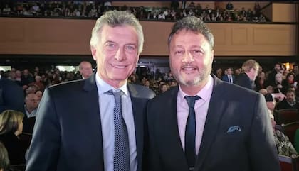Mauricio Macri y Omar Yasín, un abogado laboralista de Pro que asumirá como secretario de Trabajo de Milei