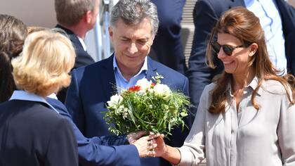 Mauricio Macri llegó hoy en Hamburgo junto a Juliana Awada para participar del G-20