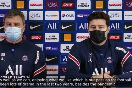 Mauricio Pochettino, en su primer conferencia de prensa del año, con PSG, y la incómoda situación por el contagio de Lionel Messi