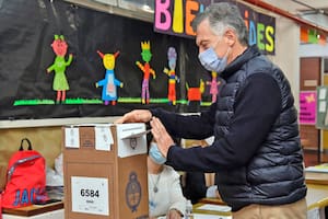 Votó Macri: sin selfies, con protocolos y un mensaje para el futuro