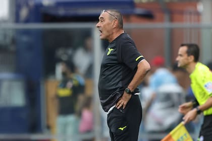 Maurizio Sarri, director técnico de Lazio