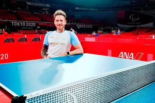 Se accidentó en moto, encontró el tenis de mesa y hoy está en sus segundos Juegos Paralímpicos
