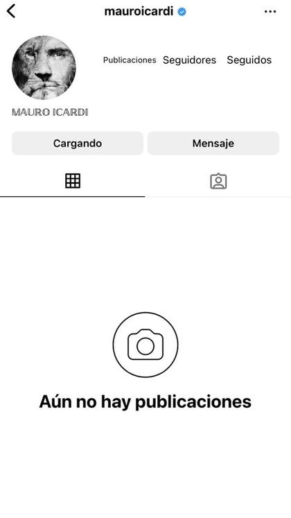 Mauro Icardi cerró su cuenta de Instagram (Foto: Instagram @mauroicardi)