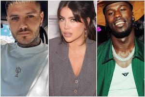 Mauro Icardi habría presentado ante la justicia los chats que comprometen a Wanda Nara por su affaire con Keita Baldé (Foto: Instagram/@mauroicardi @wanda.nara @keitabaldeofficial)