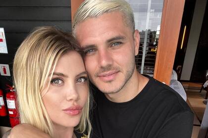 Mauro Icardi junto a Wanda Nara