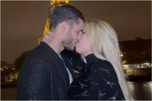 Mauro Icardi le dedicó una apasionada dedicatoria a Wanda Nara con la Torre Eiffel como testigo