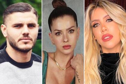 Mauro Icardi, María Eugenia "China" Suárez y Wanda Nara, los protagonistas del triángulo amoroso que revolucionó la farándula