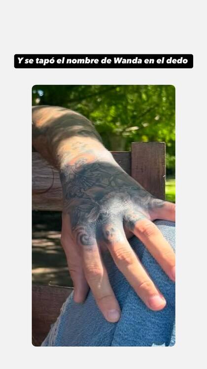 Mauro Icardi se quitó su tatuaje con dedicatoria a Wanda Nara