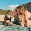 Icardi compartió las mejores postales de su primera salida en familia a la playa con la China Suárez y sus hijos