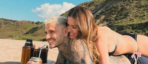 Icardi compartió las mejores postales de su primera salida en familia a la playa con la China Suárez y sus hijos
