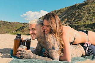 Icardi compartió las mejores postales de su primera salida en familia a la playa con la China Suárez y sus hijos