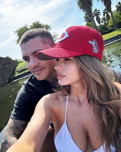 Mauro Icardi y la China Suárez en Nordelta (Foto: Instagram/@sangrejaponesa)