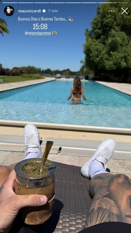 Mauro Icardi y la China Suárez ya no se esconden: siguen compartiendo fotos juntos (Captura: Instagram: @mauroicardi)