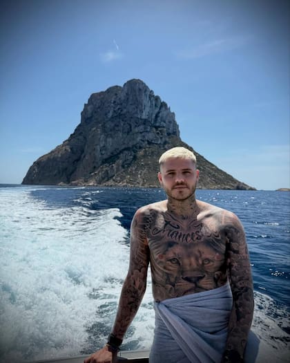 Mauro Icardi y su posteo sobre el fin de semana en las islas baleares: "Ibiza 25"