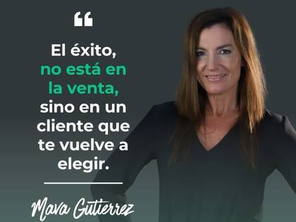Mava confiesa que cuando empezó a vender por catálogo en Bahía Blanca y con tan solo 10 años, jamás imaginó que podía llegar al lugar de privilegio siendo una muy reconocida entrenadora de vendedores.