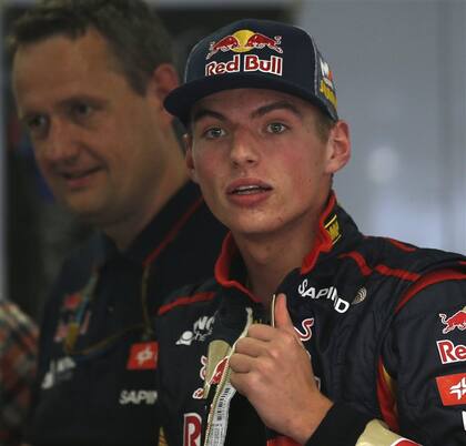 Max Verstappen debutó en la F1 cuando tenía 17 años y tres días