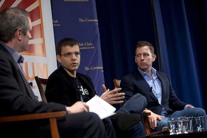 Max Levchin y Peter Thiel son los cofundadores de la compañía que luego se convertiría en PayPal.
