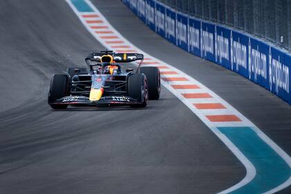 Max Verstappen, con Red Bull en Miami