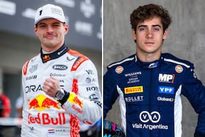 Max Verstappen quedó sorprendido por una maniobra de Franco Colapinto y su reacción quedó grabada