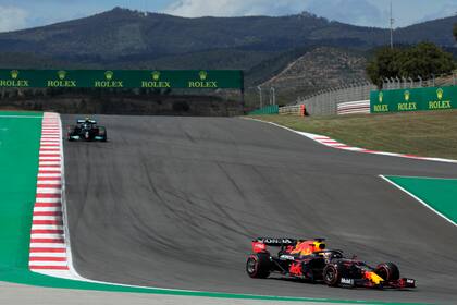 Max Verstappen (Red Bull) y Valtteri Bottas (Mercedes)