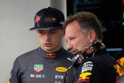 Max Verstappen y Christian Horner
