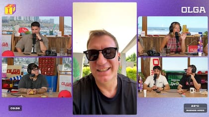 Maxi apareció por videollamada en el primer programa del año de Olga TV