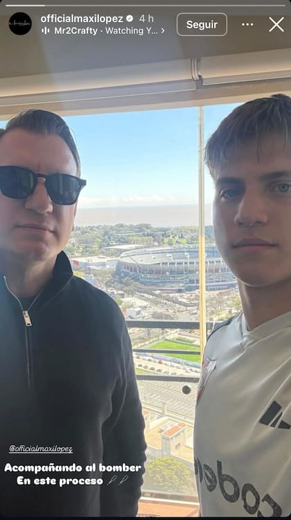 Maxi compartió una historia junto a su hijo mayor para mostrarle su apoyo