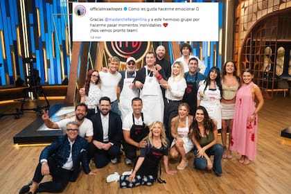 Maxi López compartió un emotivo posteo en Instagram tras su despedida de MasterChef (Foto: Instagram @officialmaxilopez)