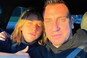 Maxi López compartió una imagen en las redes sociales junto a Valentino (Foto: Instagram/@officialmaxilopez)