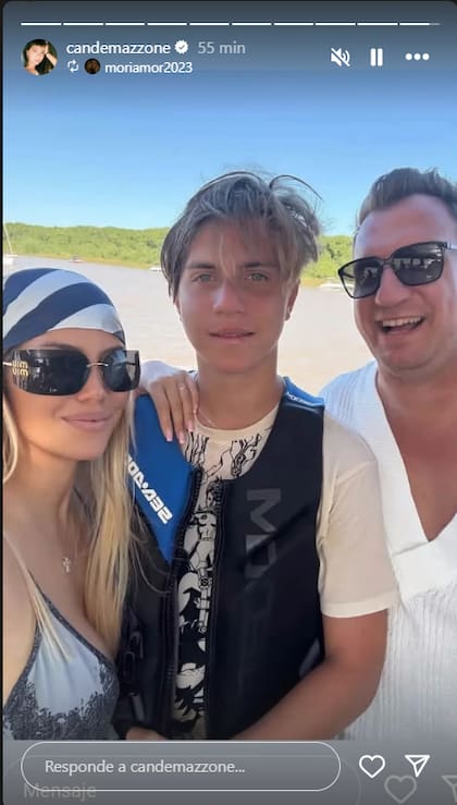 Maxi López estuvo presente en el festejo de cumpleaños