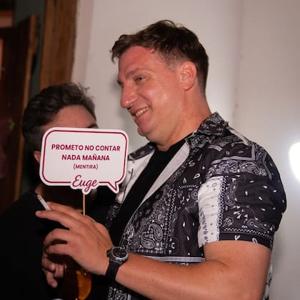 Maxi López fue uno de los más divertidos de la fiesta