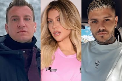 Maxi López y una declaración insólita con respecto a Mauro Icardi y la guerra con Wanda Nara (Foto: Instagram @officialmaxilopez / @wanda_nara / @mauroicardi)