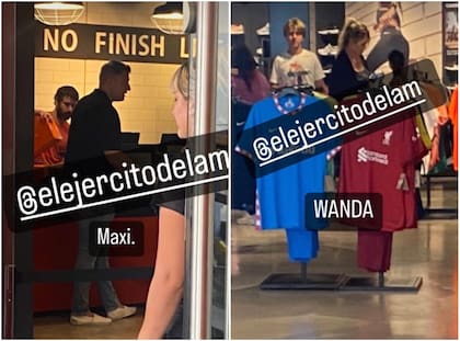 Maxi López y Wanda Nara salieron a pasear con sus hijos (Foto: Instagram @elejercitodelam)