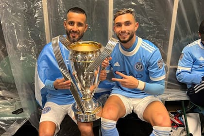 Maxi Moralez ya fue campeón de la MLS en 2021, con el NYCFC