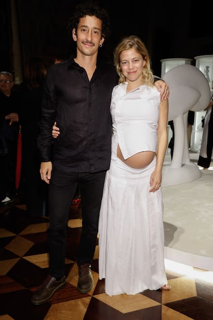 Maxi Pardo y Justina Bustos, que esperan su primer hijo en los próximos días