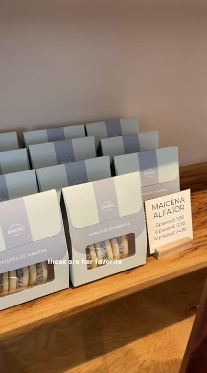 Máxima se llevó a casa los alfajores de maicena que tanto ama