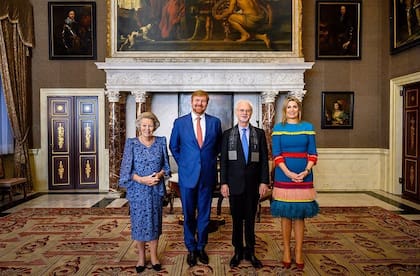 Máxima usó el mismo vestido para la entrega del Premio Erasumus de 2019 (Foto: Instagram @koninklijkhuis)