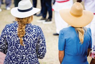 Máxima y Amalia llevaron el pelo recogido.