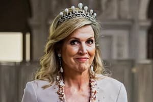 Máxima Zorreguieta deslumbró en el Palacio Real de Ámsterdam con un vestido que estrenó hace 15 años (Foto: Patrick van Katwijk)