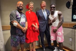 Máxima Zorreguieta y Guillermo Alejandro junto al rapero Frenna, condenado por abuso sexual a una menor de edad