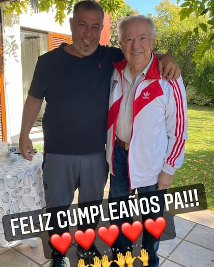 Maximiliano Corach y su padre, Carlos Vladimiro, comparten la pasión por River Plate