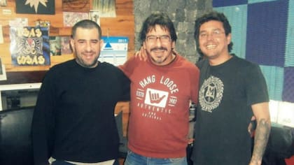 Maximiliano Djerfy, Juan Carbone y Elio Delgado