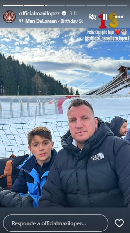 Maximiliano López y el posteo que hizo por el cumpleaños de Benedicto