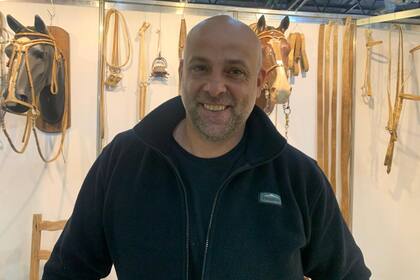 Maximiliano Martínez, uno de los expositores de la Rural