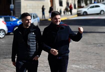 Maximiliano Pullaro en Rosario junto a Federico Lifschitz