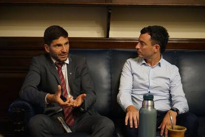 Maximiliano Pullaro y Rodrigo de Loredo