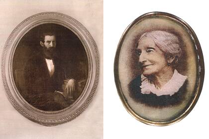 Máximo Elía y su esposa, Isabel Foster de Elía.